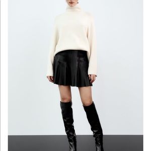 ZARA Faux leather Mini Skirt
